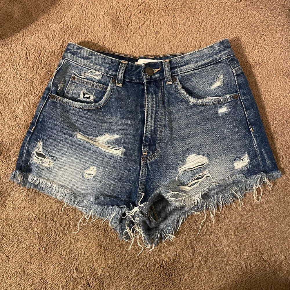 Zara denim shorts